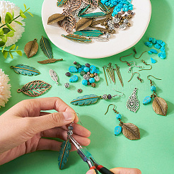 DIY-Set zur Herstellung von baumelnden Ohrringen&nbsp;DIY-SW0001-17