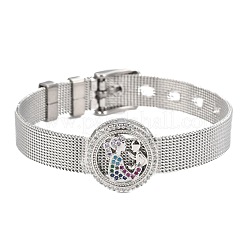 Bracelets de montre unisexes en acier inoxydable 304&nbsp;BJEW-L655-026