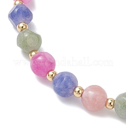 Stretch-Armbänder aus natürlichen Fluoritperlen für Frauen&nbsp;BJEW-JB12242