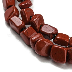 Natürliche rote Jaspis Perle Stränge&nbsp;G-F465-36A