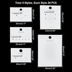 150 Stück 5 Stile Papier-Displaykarten&nbsp;CDIS-CA0001-09
