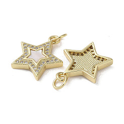 Colgante micropavé cubic zirconia de latón&nbsp;KK-G485-13G