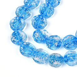 Chapelets de perles vernissées manuelles&nbsp;LAMP-N028-04C