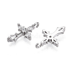 Ottone micro spianare pendenti zirconi&nbsp;KK-U056-33P
