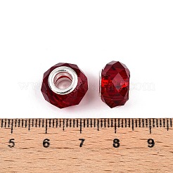 Perle di vetro trasparente europei&nbsp;GPDL-N004-D14mm-B05