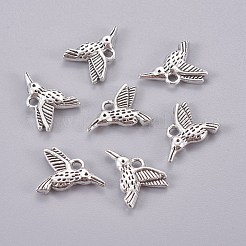 Stile tibetano incanta i pendenti in lega di colibrì&nbsp;TIBEP-1096-AS-LF