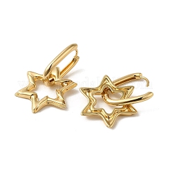 Pendientes de aro de latón&nbsp;EJEW-L271-34KCG