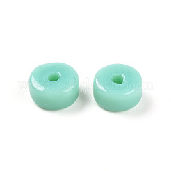 Perle di vetro di colore solido opaco&nbsp;X1-GLAA-N007-6x3mm-A04