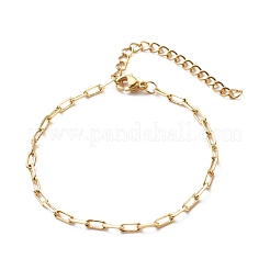 Juego de 2 pulsera con cadena de clip de latón de 2 estilos y cadena satélite de acero inoxidable 304&nbsp;BJEW-JB08620-01