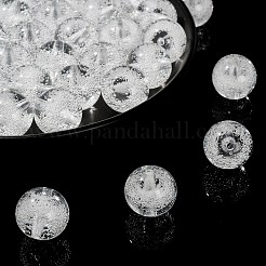 50 Stück transparente Acrylperlen&nbsp;TACR-CJ0001-55