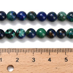 Fili di perle di azzurrite naturale&nbsp;G-Z110-C02-6mm