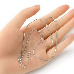 Quadratische Schlangenkette aus Messing für Männer und Frauen&nbsp;MAK-YW0001-08
