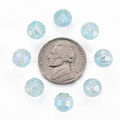 Perles en acrylique transparente&nbsp;LS-MACR-S373-64-C04