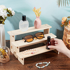 3-stöckiger Ständer für Spielzeugmodelle aus Holz&nbsp;ODIS-WH0329-66C