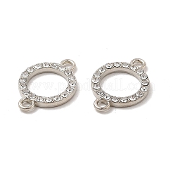 Charms connettore in lega con strass di cristallo&nbsp;FIND-H039-81P