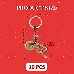 10 pz decorazioni pendenti in ottone&nbsp;HJEW-DC0001-20