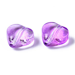 Perles de verre peintes par pulvérisation transparent&nbsp;GGLA-S054-012A-01