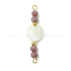 6 pz. ciondolo connettore conchiglia trochide naturale&nbsp;PALLOY-JF03382
