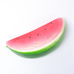 Имитация еды ПВХ пластиковые украшения дисплея арбуза, ярко-розовый, 147.5x67x46 мм