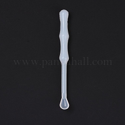 Cucchiaio per mescolare la colla siliconica, bianco, 90x8.5mm
