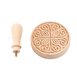 Chgcraft цветочный узор деревянный глиняный штамп для создания своими руками глиняный инструмент глиняный гончарный инструмент
