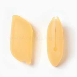 Tragbare Zahnbürstenhülle aus Silikon, golden, 60x26x19 mm
