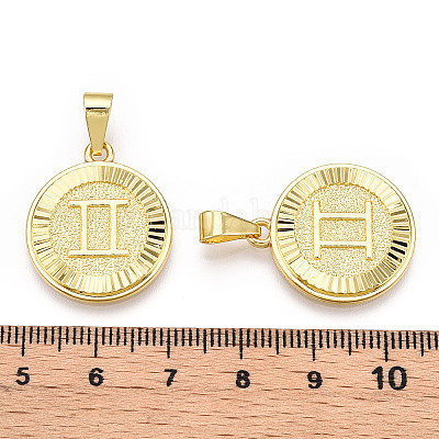 Pendentifs en laiton&nbsp;KK-T070-01G-04-1