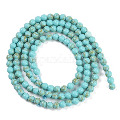 Chapelets de perles en turquoise synthétique&nbsp;G-U004-02E-1