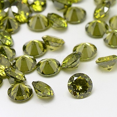Cabochons en zircone cubique&nbsp;ZIRC-M002-3mm-006-1