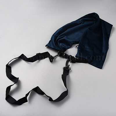Samt mit Polyester-Reisekissenbezug&nbsp;AJEW-WH20006-66B-1