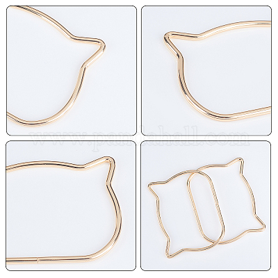 Wholesale Cat Shape Iron Purse Handles 