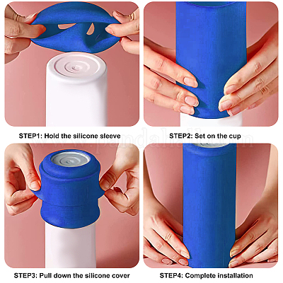 20oz Silicone Tumbler Wrap - Reusable