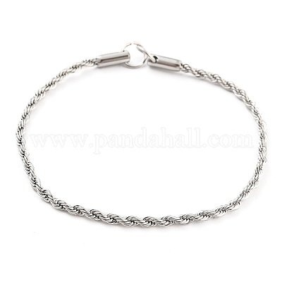 Bracciale in filo intrecciato in acciaio inossidabile - Italia
