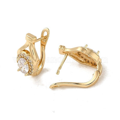 Boucles d'oreilles en laiton&nbsp;EJEW-L271-13KCG-02-1