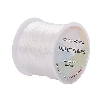 Strong & Stretchy Crystal String Elastic Thread Beading Cord Size 0.8mm