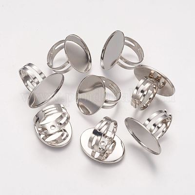Ottone basi anello pad&nbsp;X-KK-B648-P-1