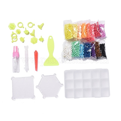 3000pcs Water Spray Beads Set: 5mm Water Fuse Beads Toy Easy To
