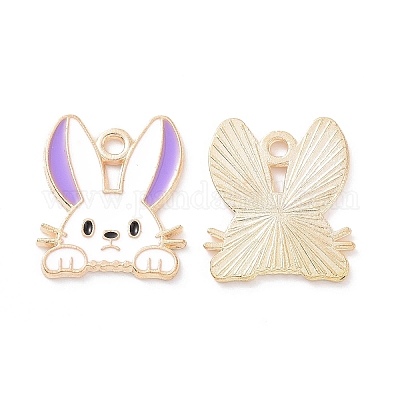 Pendentifs d'émail en alliage&nbsp;PALLOY-D015-08C-1