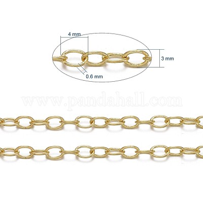 Chaînes de câble en laiton&nbsp;CHC024Y-G-1