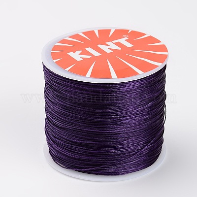 Runde gewachsten Polyester Schnüre&nbsp;YC-K002-0.6mm-06-1