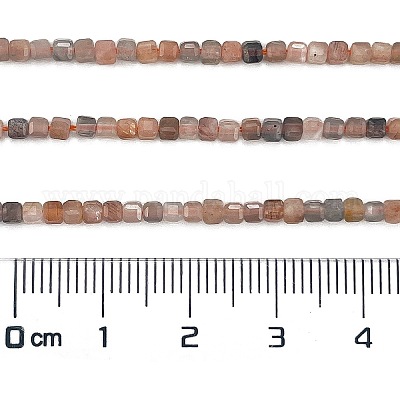 Natürliche Multi-Mondstein-Perlenstränge&nbsp;G-L587-C05-02-1