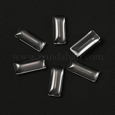 Transparente Glas Cabochons&nbsp;X-GLAA-SZC0001-02-1