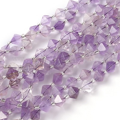 Natürlichen Amethyst Perlen Stränge&nbsp;G-J390-A05-1