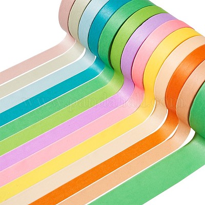 Cintas adhesivas decorativas de 12 colores diy scrapbook al por