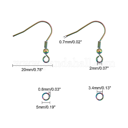 Kits de boucles d'oreilles bricolage DIY-CA0001-04M-1