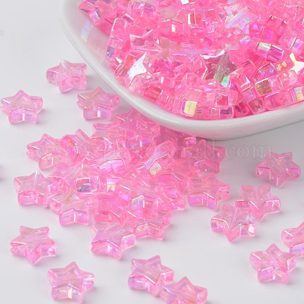 Perles acryliques transparentes écologiques X-PL556-6-1