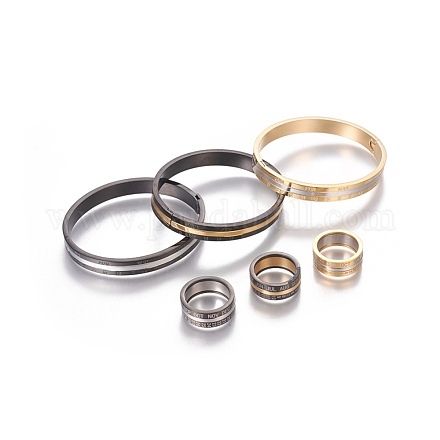 Kits de bijoux en 304 acier inoxydable SJEW-L177-07-1