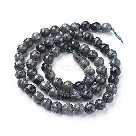 Chapelets de perles de jasper kambaba naturel G-P430-11-B-1