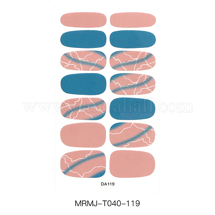 Nagelkunstaufkleber der vollen Abdeckung MRMJ-T040-119-1