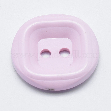 2-Rondelle botones de plástico BUTT-F064-01B-23mm-1